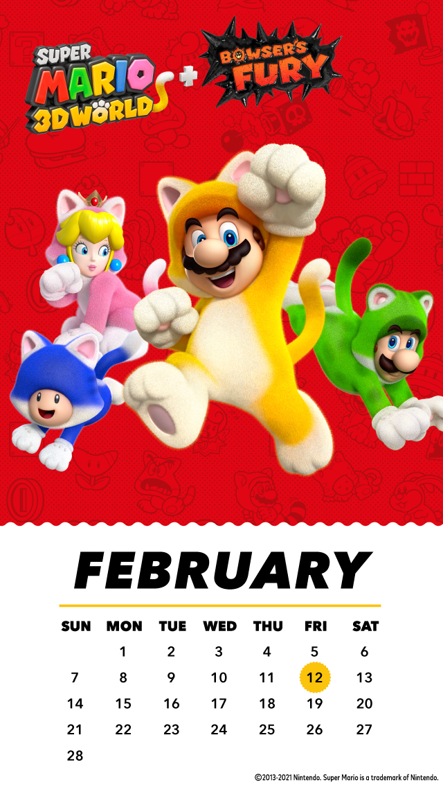 my.nintendo.com/Calendar - February 2021 - Super Mario 3D World + Bowser’s Fury/SM3DW_BF_Feb_Calendar_(640x1136).jpg